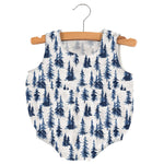 Newcastle Classics Indigo Forest Bamboo One Piece Diaper Outfit for Comfortable Babies - Apparel & Accessories > Clothing > Baby & Toddler Clothing > Baby One-Pieces Clothing