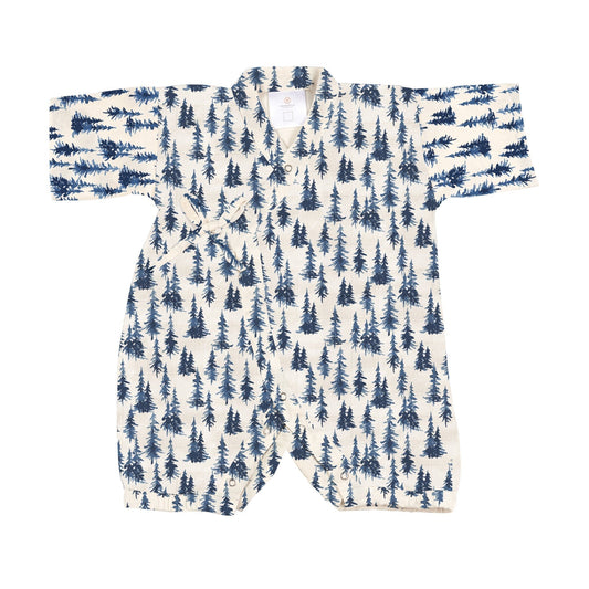 Indigo Forest Bamboo Newcastle Mini Kimono Jumpsuit for Babies Newcastle Classics