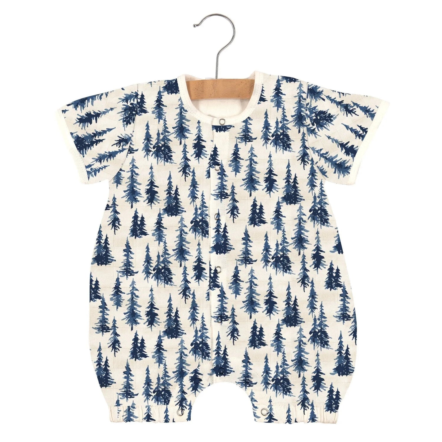 Indigo Forest Bamboo Newcastle Mini Romper - Baby & Toddler Clothing, One-piece garment, Pattern, Clothing | Everetts Place