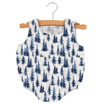 Newcastle Classics Indigo Forest Bamboo One Piece Diaper Outfit for Comfortable Babies - 