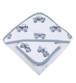 Newcastle Classics Indigo Monster Trucks Cotton Hooded Towel and Washcloth SetEveretts Place