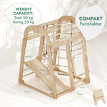 Goodevas Indoor Playground for Children - 7in1 Playground + Swings Set + Slide Board + Art Set - 