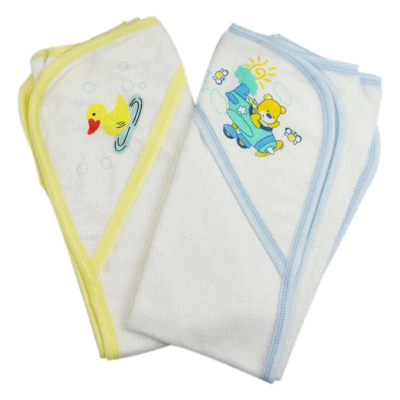 Infant Hooded Bath Towel (Pack of 2) - Everetts Place: Online Boutique - Bathing