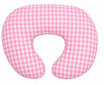 Pink Gingham Nursing Pillow Cover by Little Mae & Co