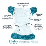 Kinder Cloth Diaper Co. Limited Edition Seasonal Collection: Pocket Cloth Diaper and More - Everetts Place Boutique - 