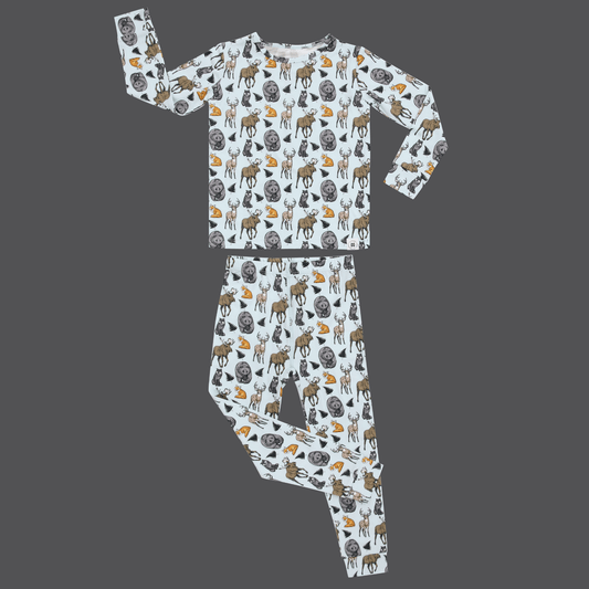 Into the Wild Big Kid Pajama Cozy Sleep Set for Kids Bamboo Sweet Bamboo Everetts Place: Online Boutique