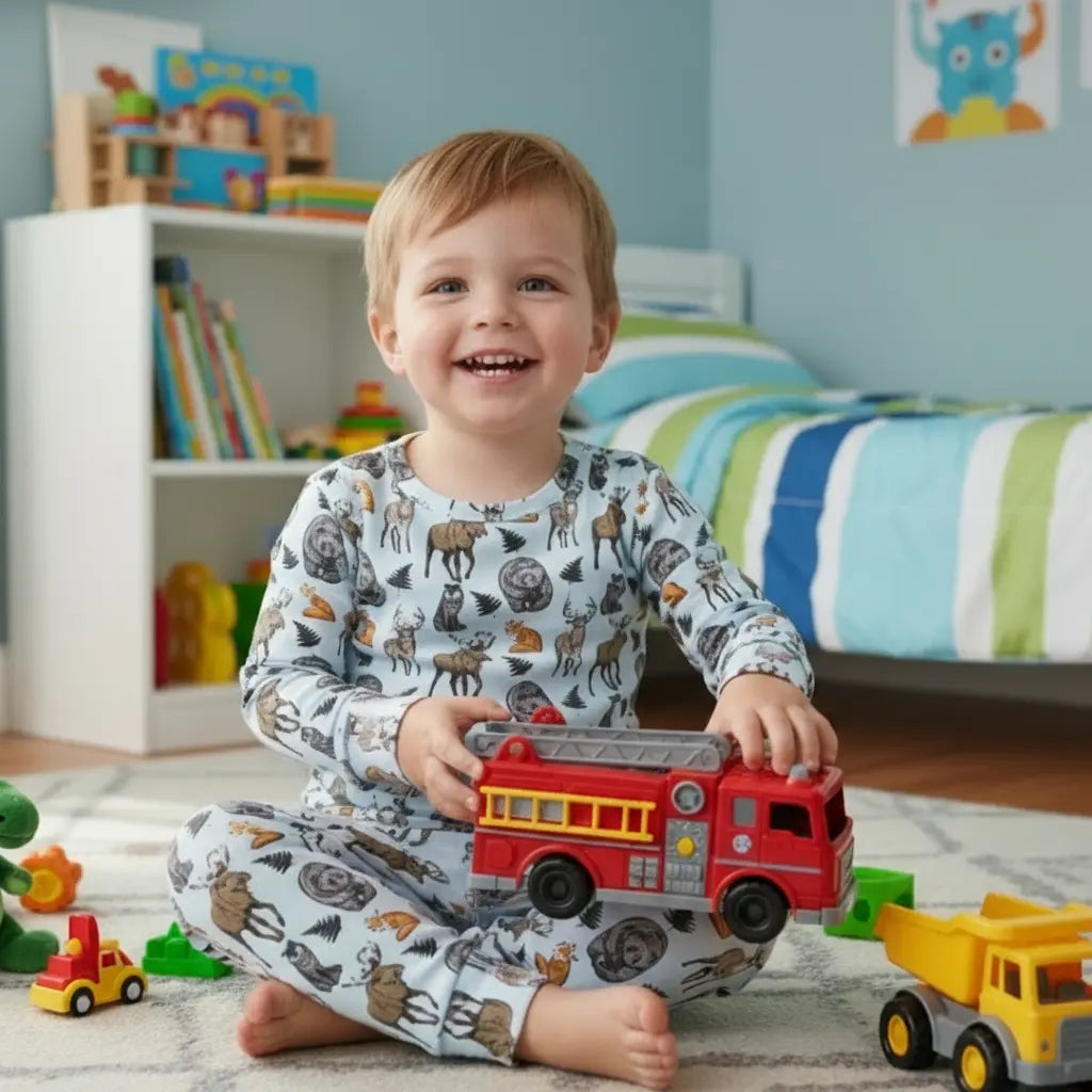 Sweet Bamboo Into the Wild Big Kid Pajama - 