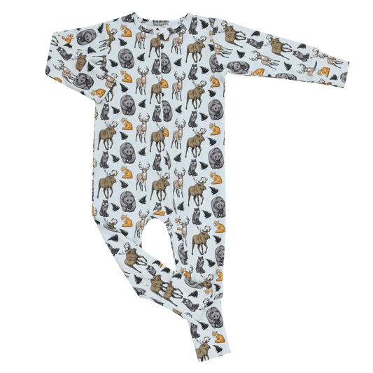 Into The Wild Convertible Romper For Babies Soft Fabric Sweet Bamboo Everetts Place: Online Boutique