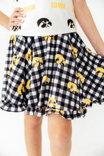 Mila & Rose ® Iowa Plaid Tigerhawk Twirl Skort Everetts Place