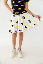 Mila & Rose ® Iowa White Tigerhawk Twirl Skort Everetts Place