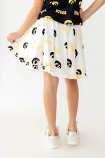 Mila & Rose ® Iowa White Tigerhawk Twirl Skort Everetts Place