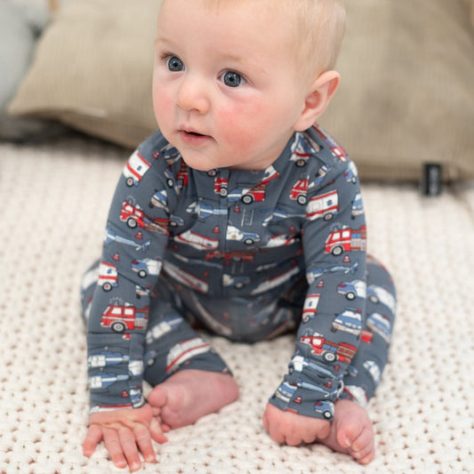 Sweet Bamboo Ironman Convertible Baby Romper 2 Way Zip Sweet Bamboo Everetts Place: Online Boutique