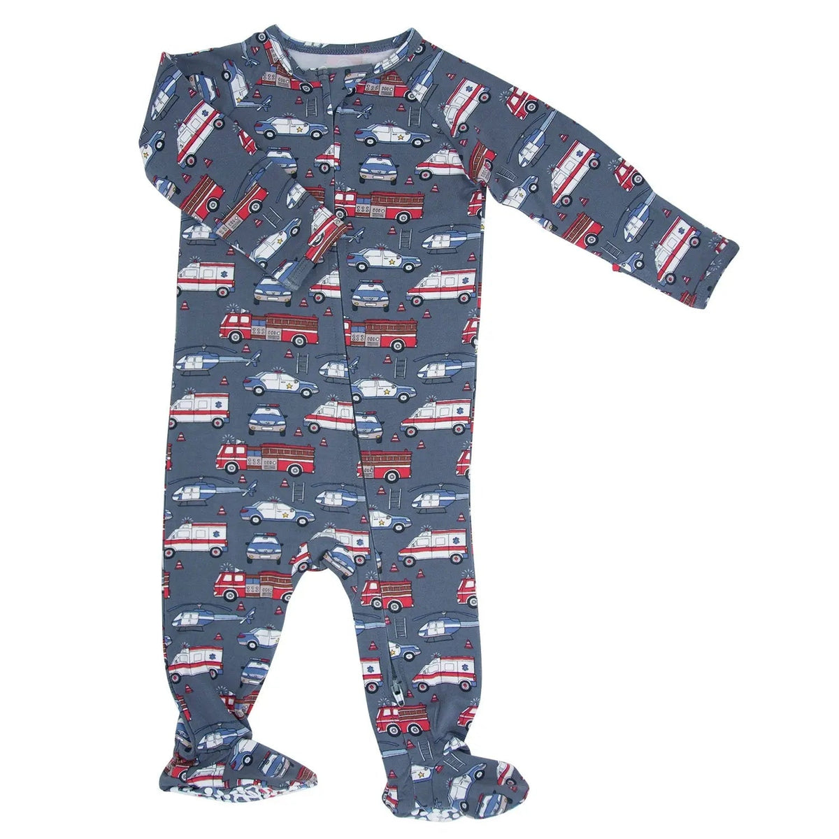 Sweet Bamboo Ironman Zipper Footie - 