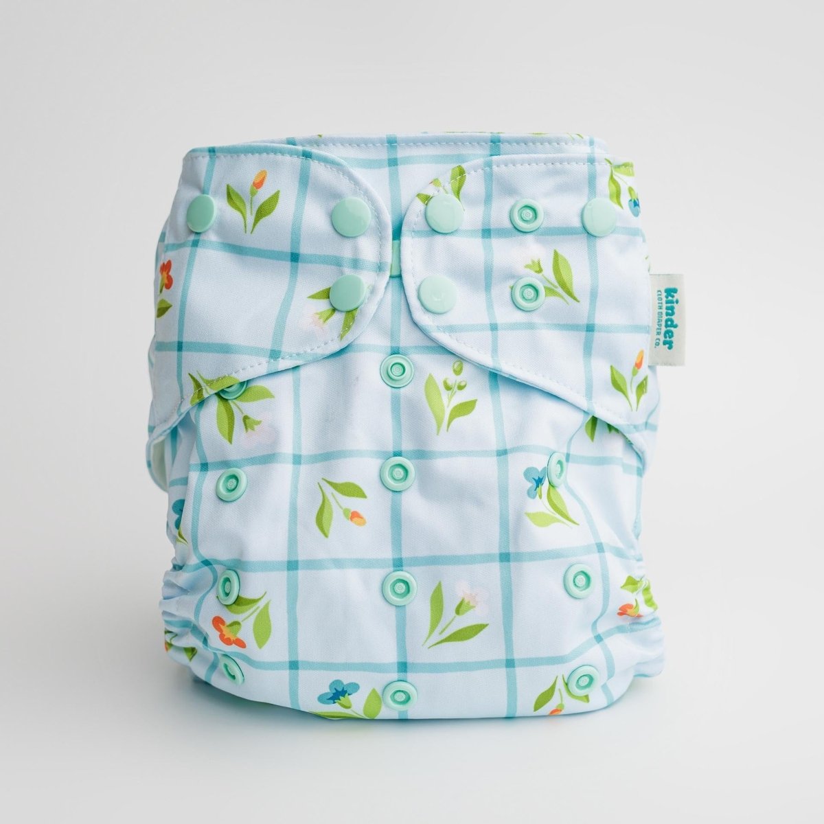 Floral: Essentials Pocket Cloth Diaper with Athletic Wicking Jersey, Grows with your Baby - Everetts Place Boutique -