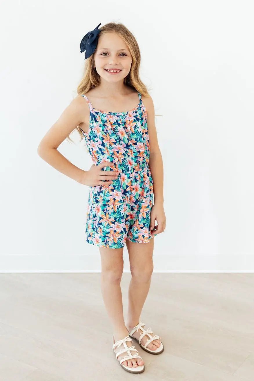Mila & Rose ® Island Blossoms Strappy Play Romper - 