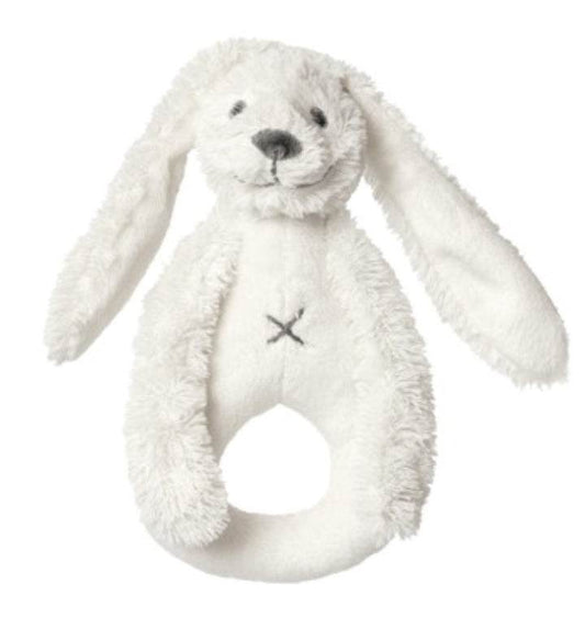 Ivory Rabbit Richie Rattle by Happy Horse Soft Plush Toy for Babies Newcastle Classics