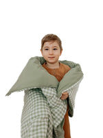 Little Mae & Co Ivy Gingham Quilted Toddler Blanket By Little Mae Co - Everetts Place Boutique - 