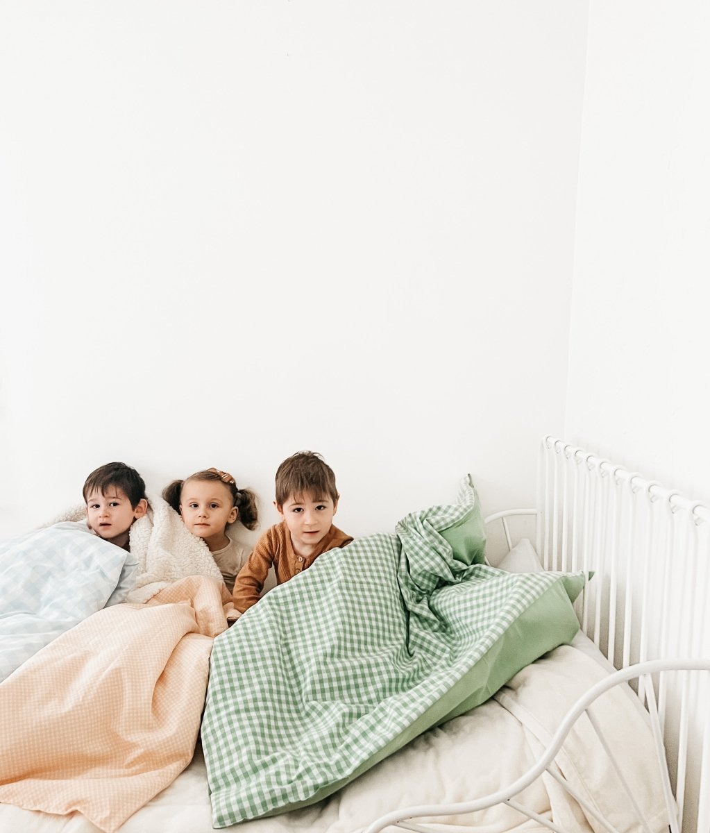 Little Mae & Co Ivy Gingham Quilted Toddler Blanket By Little Mae Co - Everetts Place Boutique - 