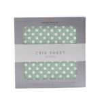 Jade Polka Dot Cotton Muslin Crib Sheet - Polka dot, Linens, Napkin, Pattern | Everetts Place