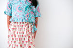 Cotton Little Girls Lehenga Two-Piece Set by Bestaroo