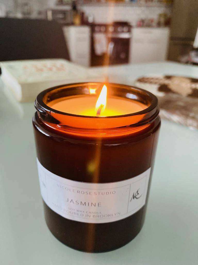 Jasmine Soy Wax Candle - Everetts Place: Online Boutique - Diffusers, Oils & Candles