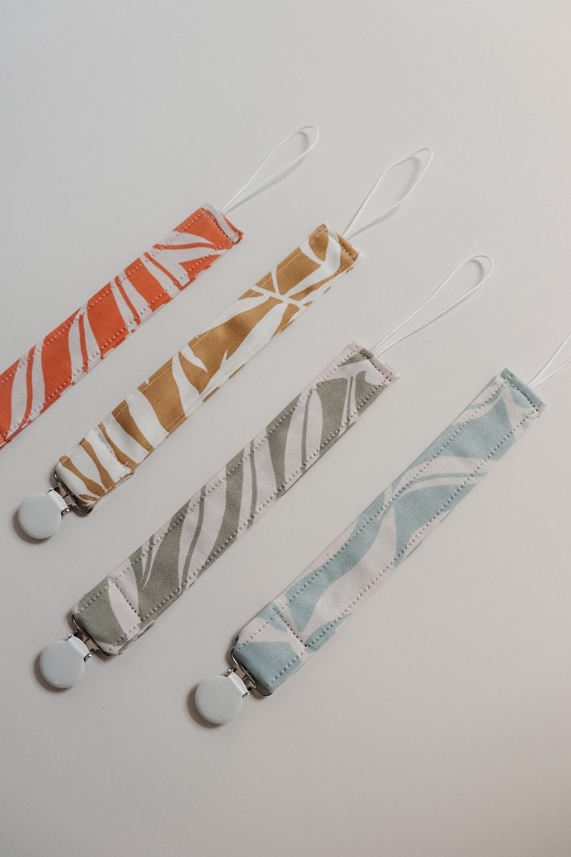 Little Mae & Co Jewel Palm Pacifier Clip For Baby Essentials Keepsake - Everetts Place Boutique - 