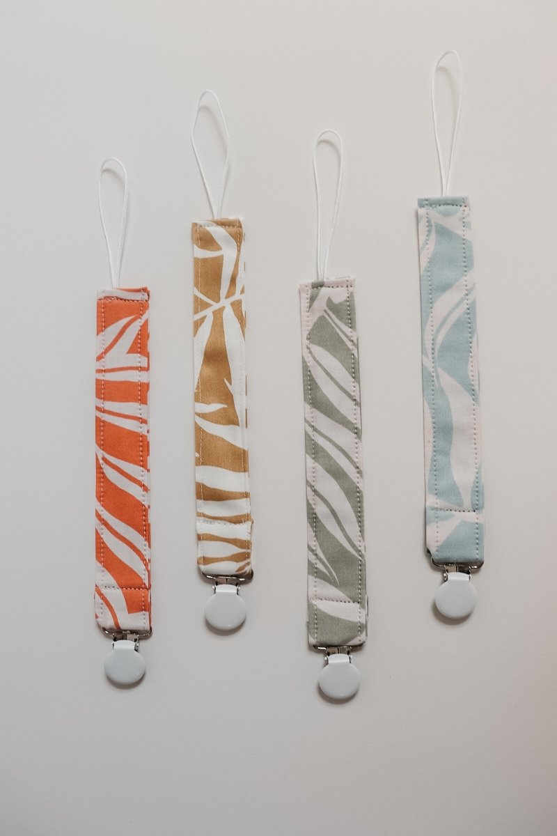 Little Mae & Co Jewel Palm Pacifier Clip For Baby Essentials Keepsake - Everetts Place Boutique - 