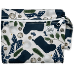 Texas Tushies Jingle Mini Wet Bag with Handle for Portable Snack and Diaper Storage - Baby & Toddler > Diapering > Diaper Wet Bags
