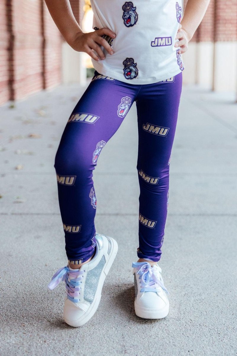 Mila & Rose ® JMU Purple Duke Dog Leggings - 