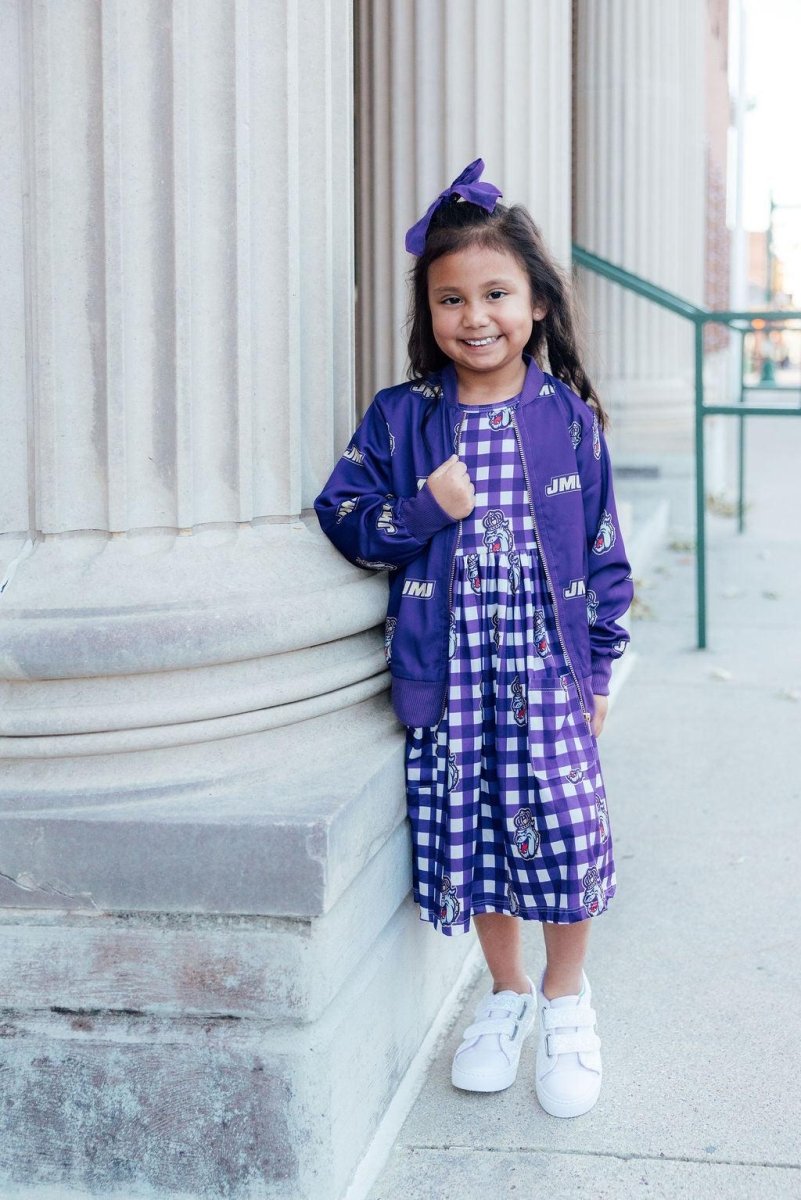 Mila & Rose ® JMU Purple Duke Dog Satin Jacket - 