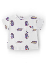 Mila & Rose ® JMU White Duke Dog Ruffle Pocket Tee - 