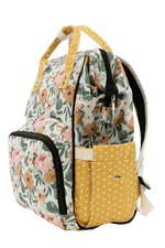 Texas Tushies Josie Floral Diaper Bag Backpack with Stylish Design for Busy Parents - 