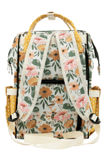 Texas Tushies Josie Floral Diaper Bag Backpack with Stylish Design for Busy Parents - Luggage & Bags > Diaper Bags