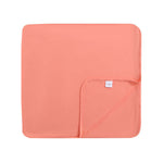 Luxie Charm Joyful Coral Bamboo Swaddle Blanket - Everetts Place Boutique - 