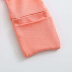 Luxie Charm Joyful Coral Zippered Baby Romper - Everetts Place Boutique - 