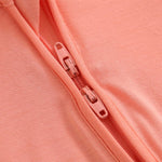 Luxie Charm Joyful Coral Zippered Baby Romper - Everetts Place Boutique - 