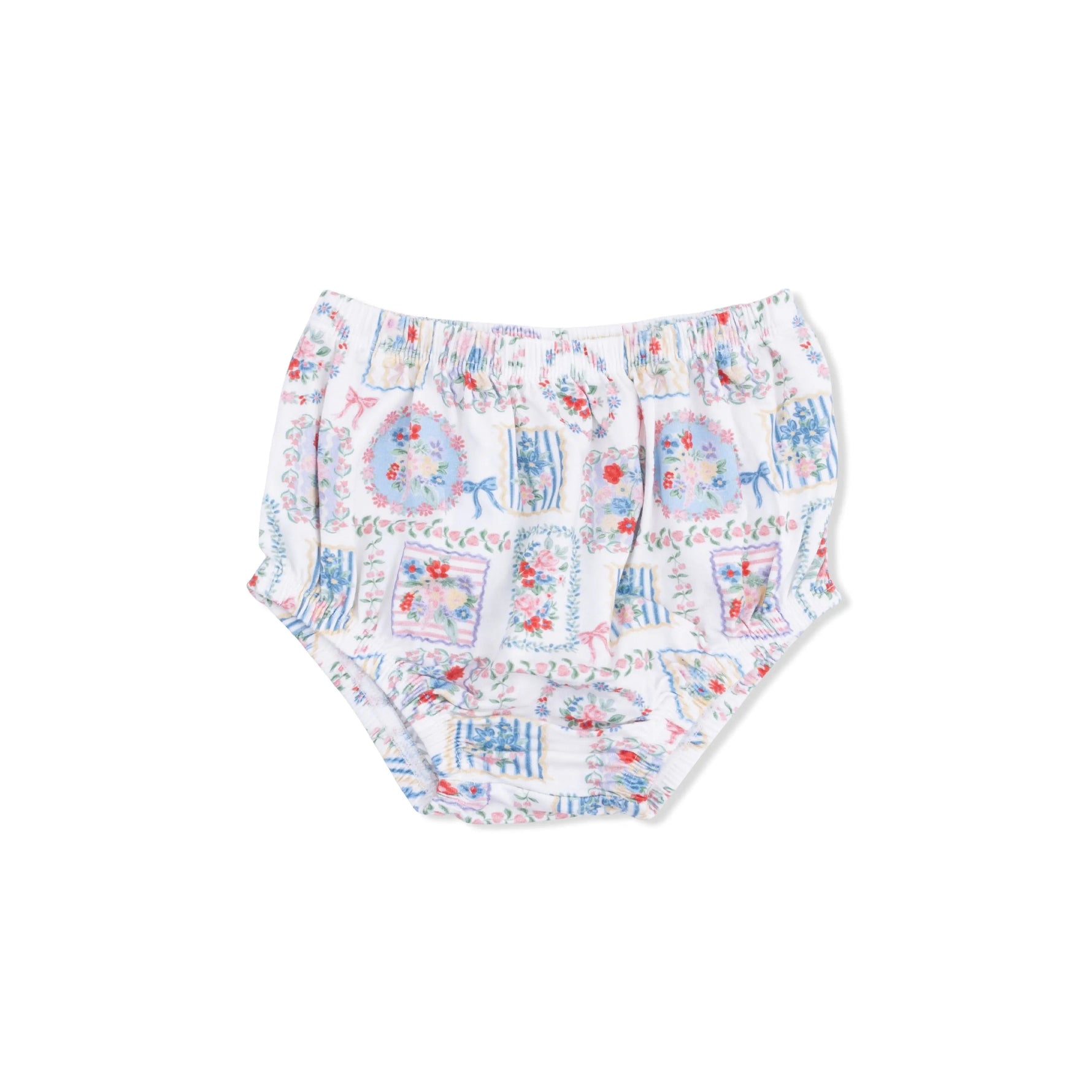 Angel Dear Julep's Floral Patchwork - Jill Dress with Bloomer & Knot Headband Set - 