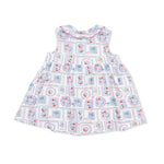 Angel Dear Julep's Floral Patchwork - Jill Dress with Bloomer & Knot Headband Set - 