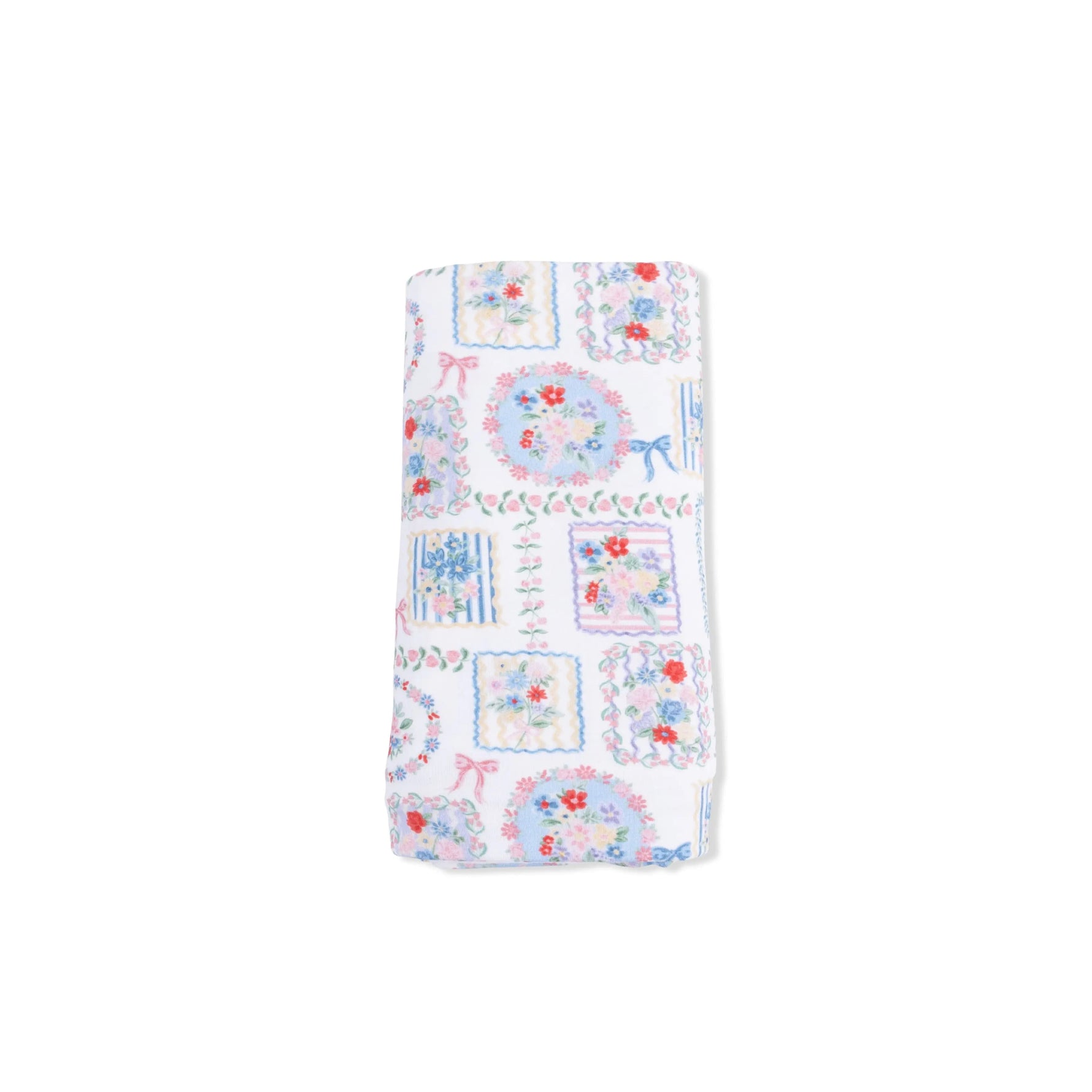 Angel Dear Julep's Floral Patchwork - Swaddle Blanket - 
