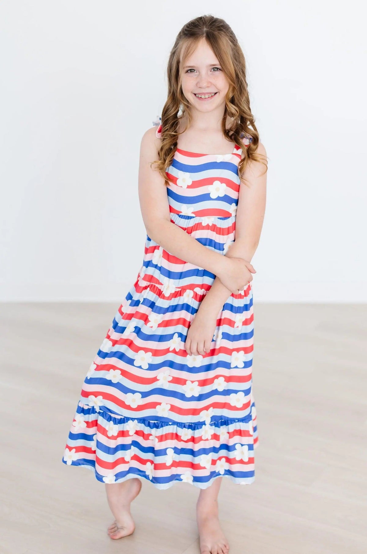 Mila & Rose ® July Vibes Ruffle Maxi Dress - 