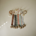Linen Pacifier Clip, 2-Pack by Mushie