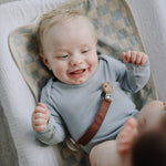 Linen Pacifier Clip, 2-Pack by Mushie