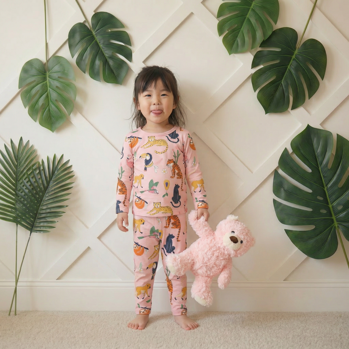 Jungle Medley L/S Pajama by Bestaroo
