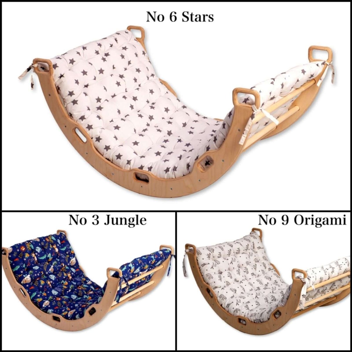 Kidodido Jungle Stars Origami Pillow For Small Climbing Arch - Everetts Place Boutique - 