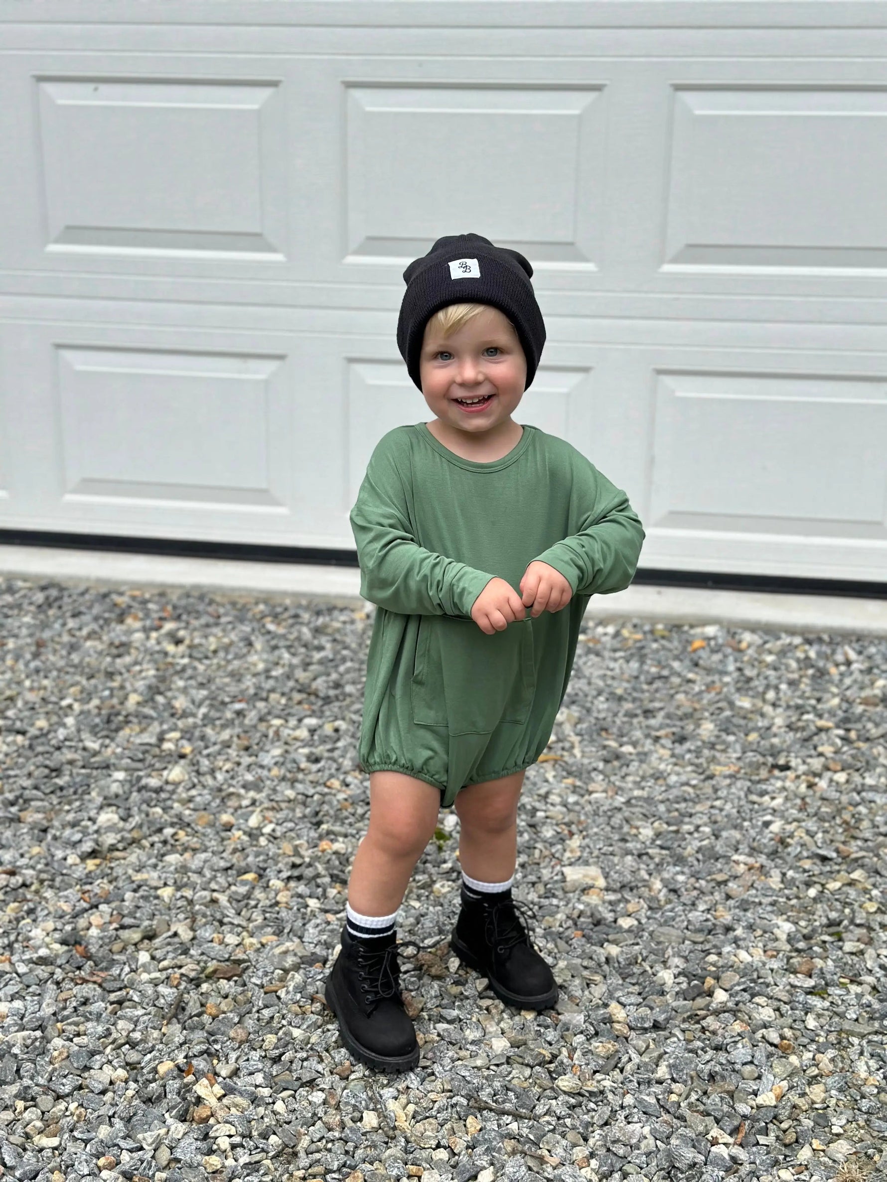 Bubble Baby Juniper | Long Sleeve Bubble Romper - 