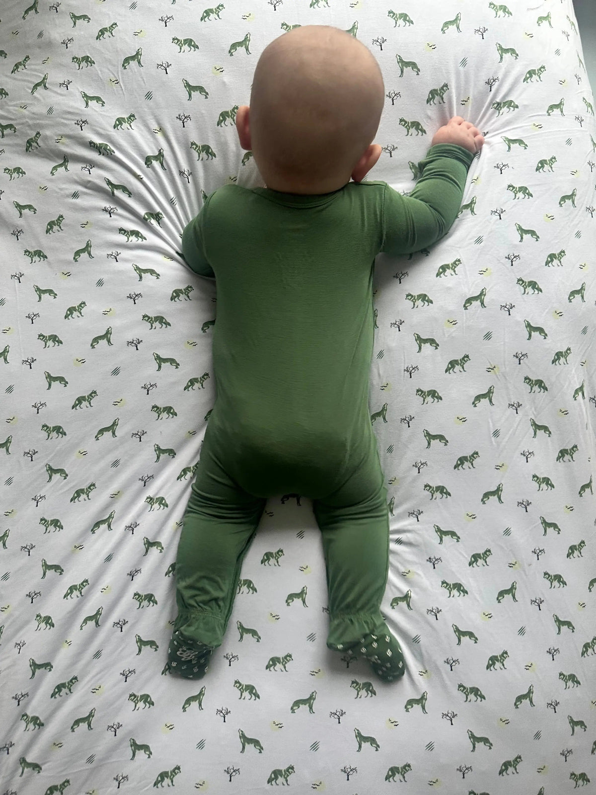 Bubble Baby Juniper | Snap Footie - 