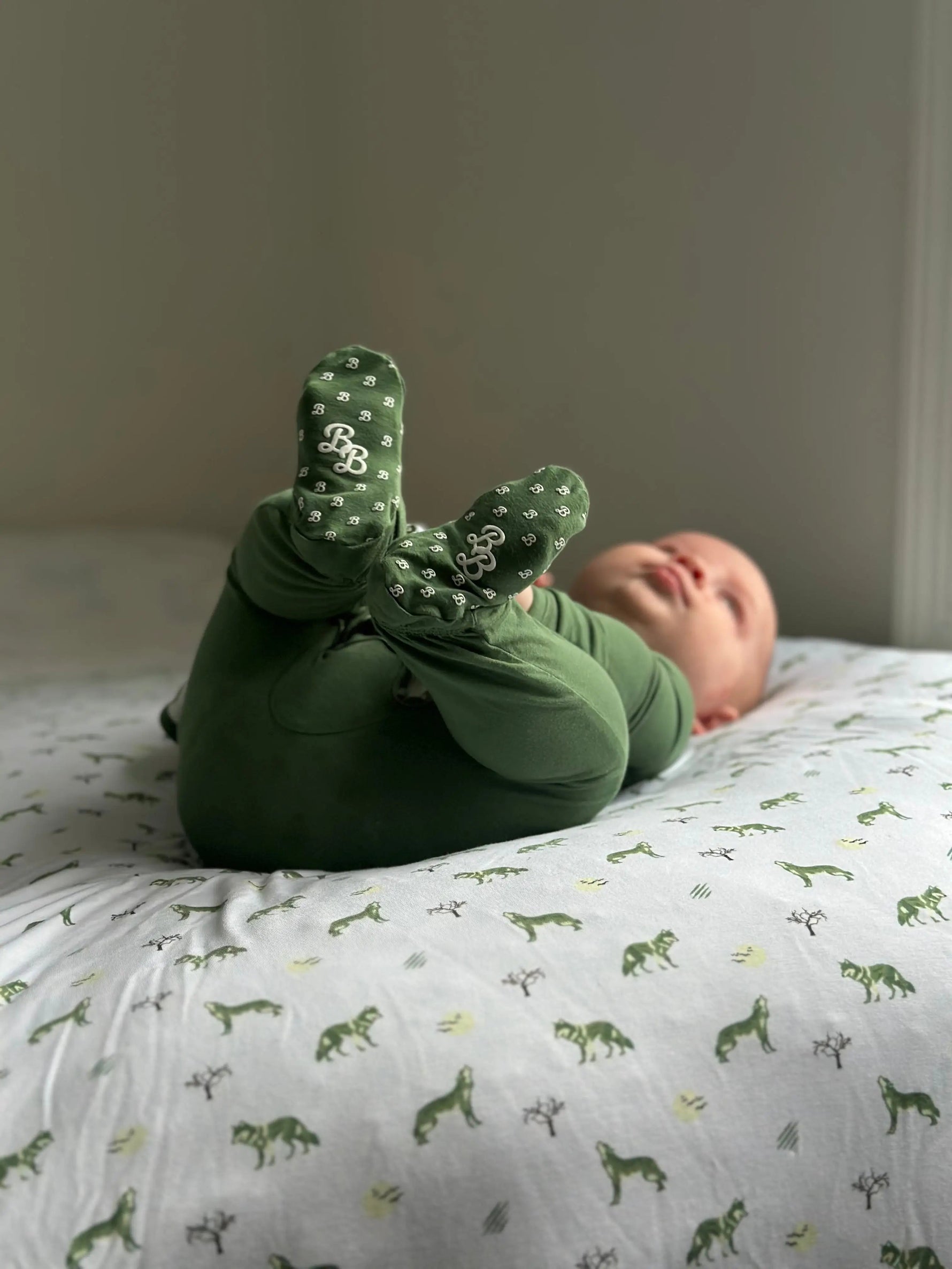 Bubble Baby Juniper | Snap Footie - 