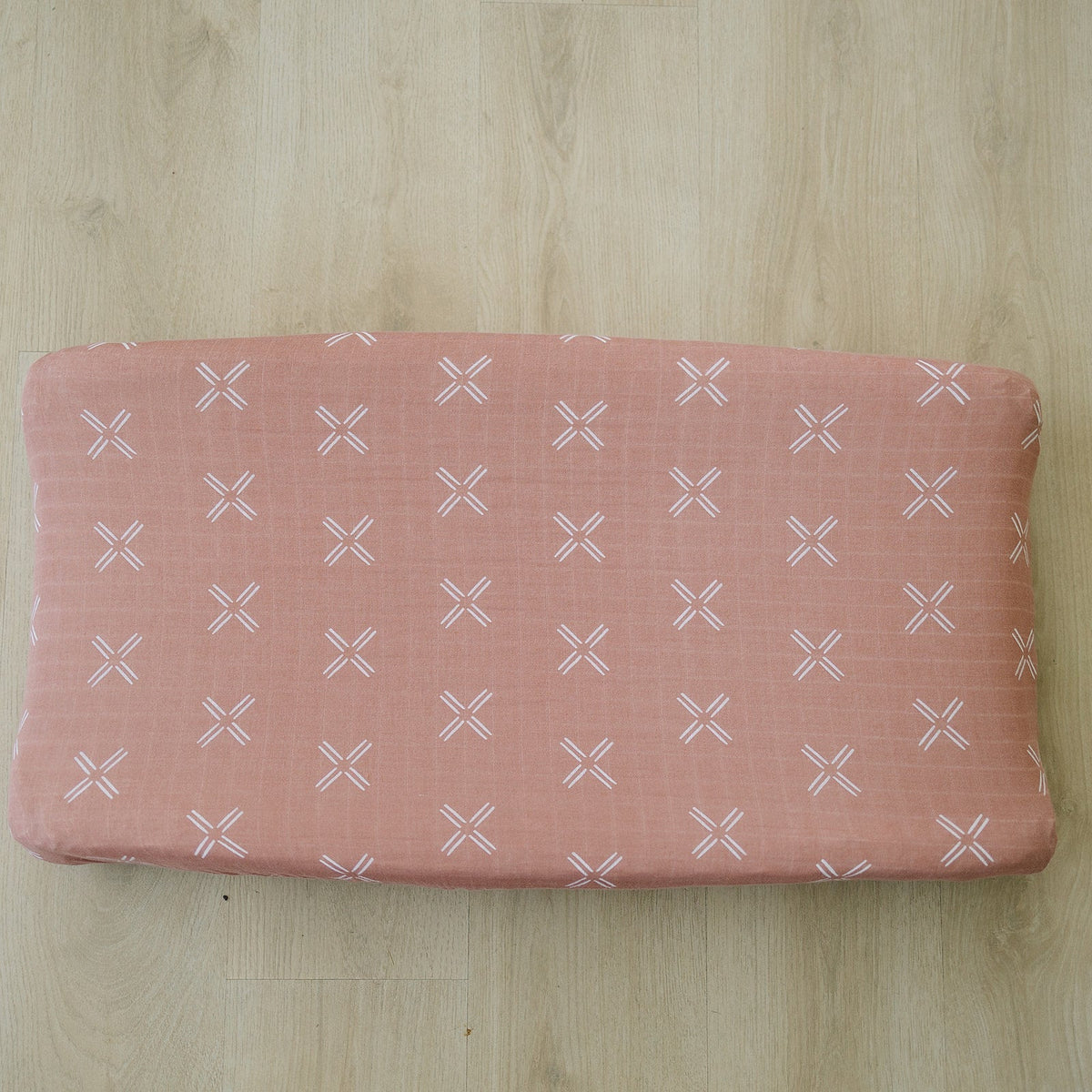 Mebie Baby Just Peachy Muslin Changing Pad Cover - 
