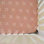 Just Peachy Muslin Crib Sheet - Textile, Pink, Linens | Everetts Place