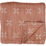 Just Peachy Muslin Quilt - Textile, Linens, Blanket, Linen, Triangle | Everetts Place